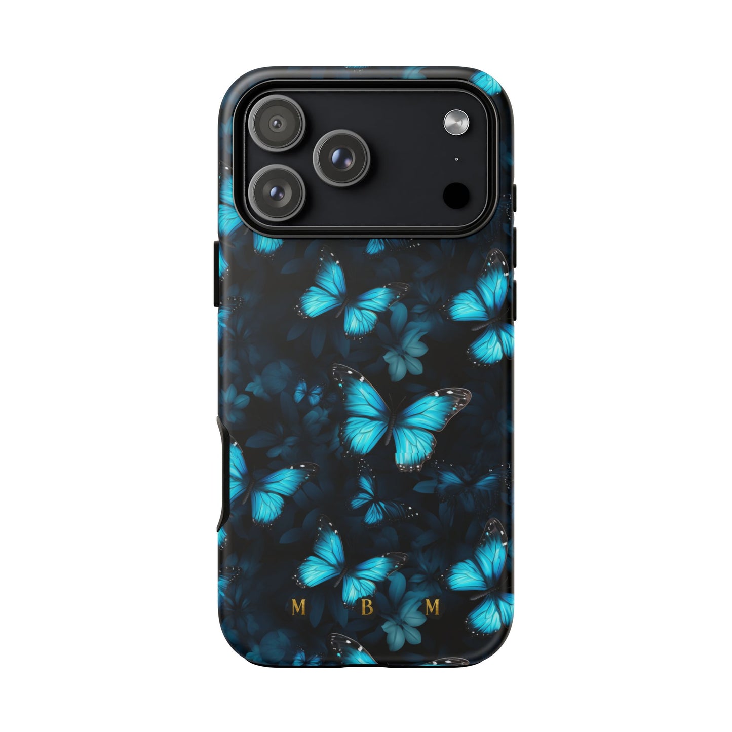 Blue Butterflies iPhone Tough Case
