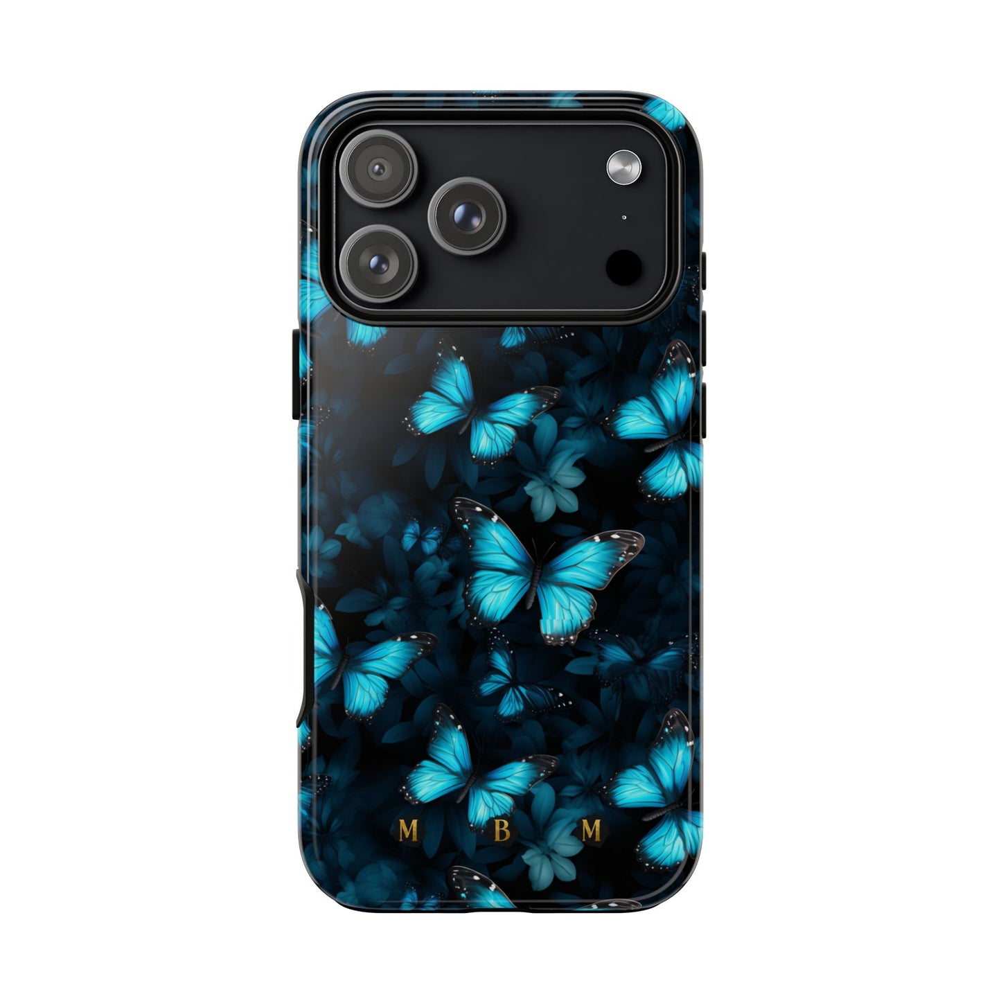 Blue Butterflies iPhone Tough Case