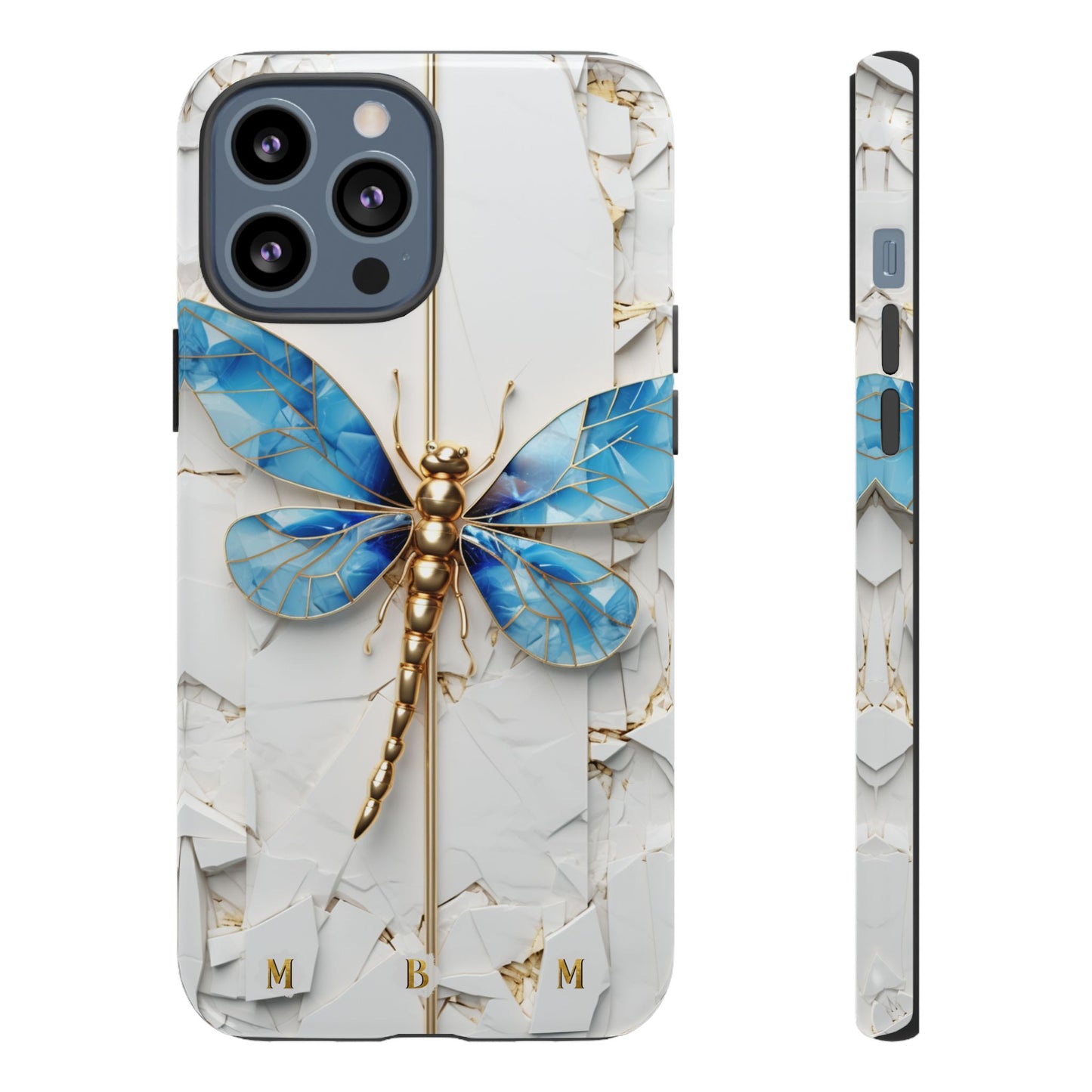 Dragonfly Blue iPhone Tough Case