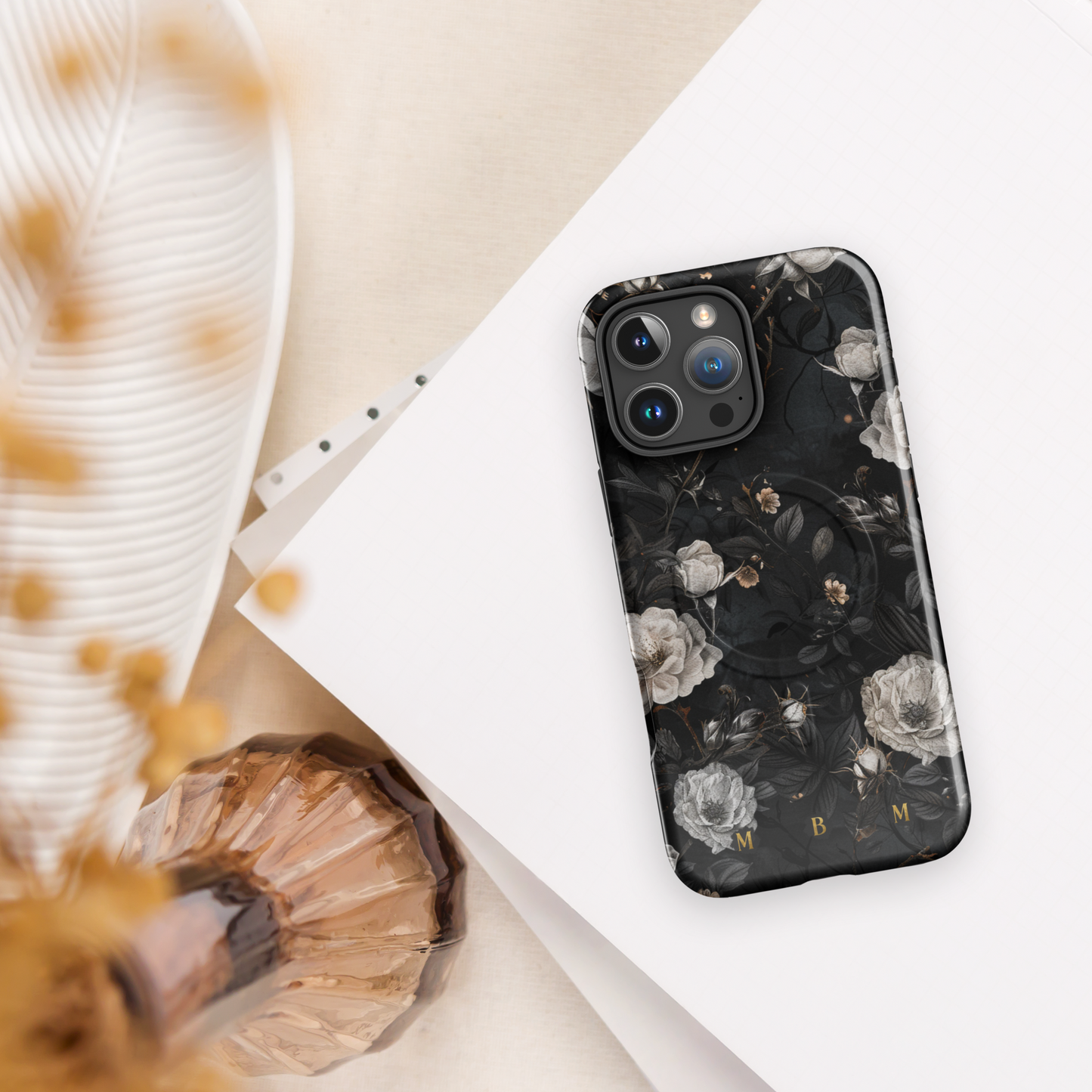 Mourning Flora MagSafe® iPhone Tough Case