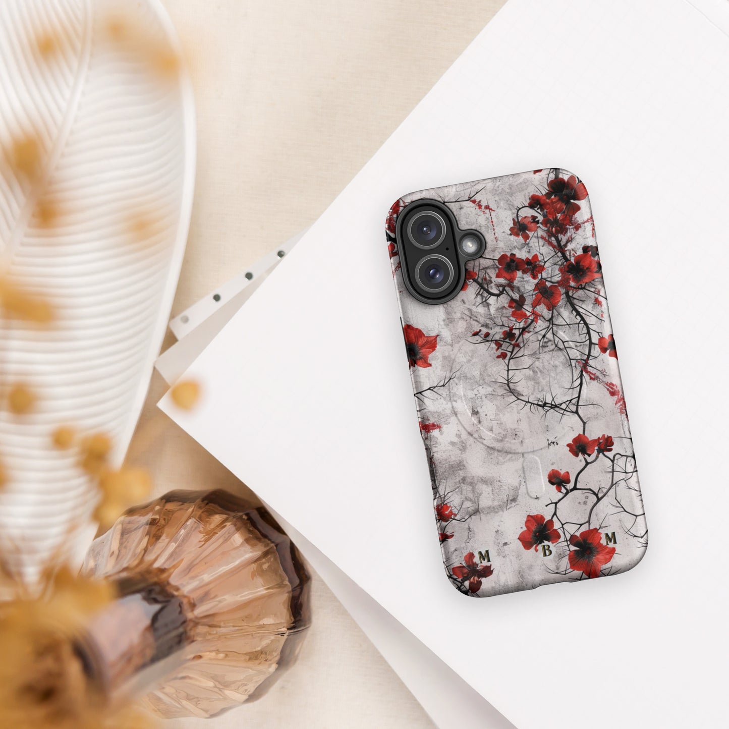 Vermilion Thorn MagSafe® iPhone Tough Case