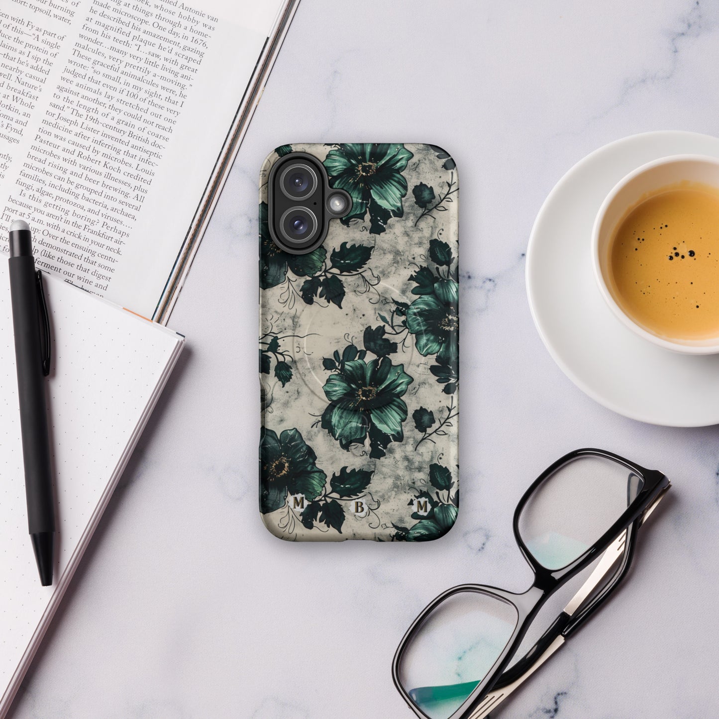 Malachite Thorn MagSafe® iPhone tough Case