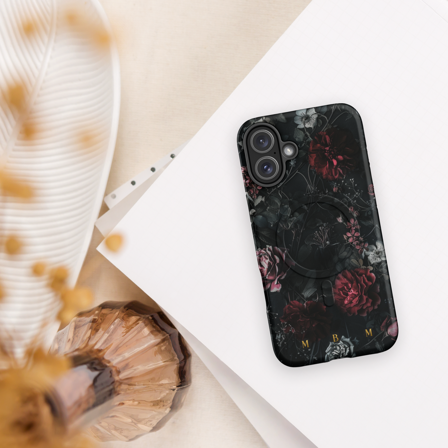 Faded Flora MagSafe® iPhone Tough Case