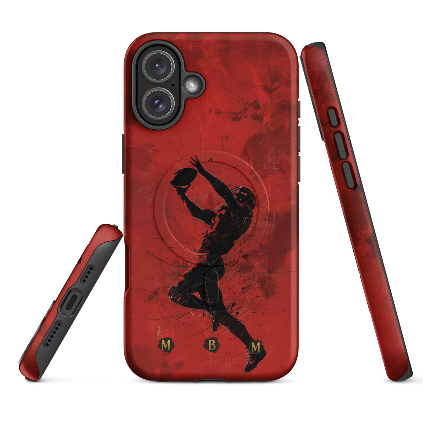 Red 1st & 10 MagSafe® iPhone Tough Case