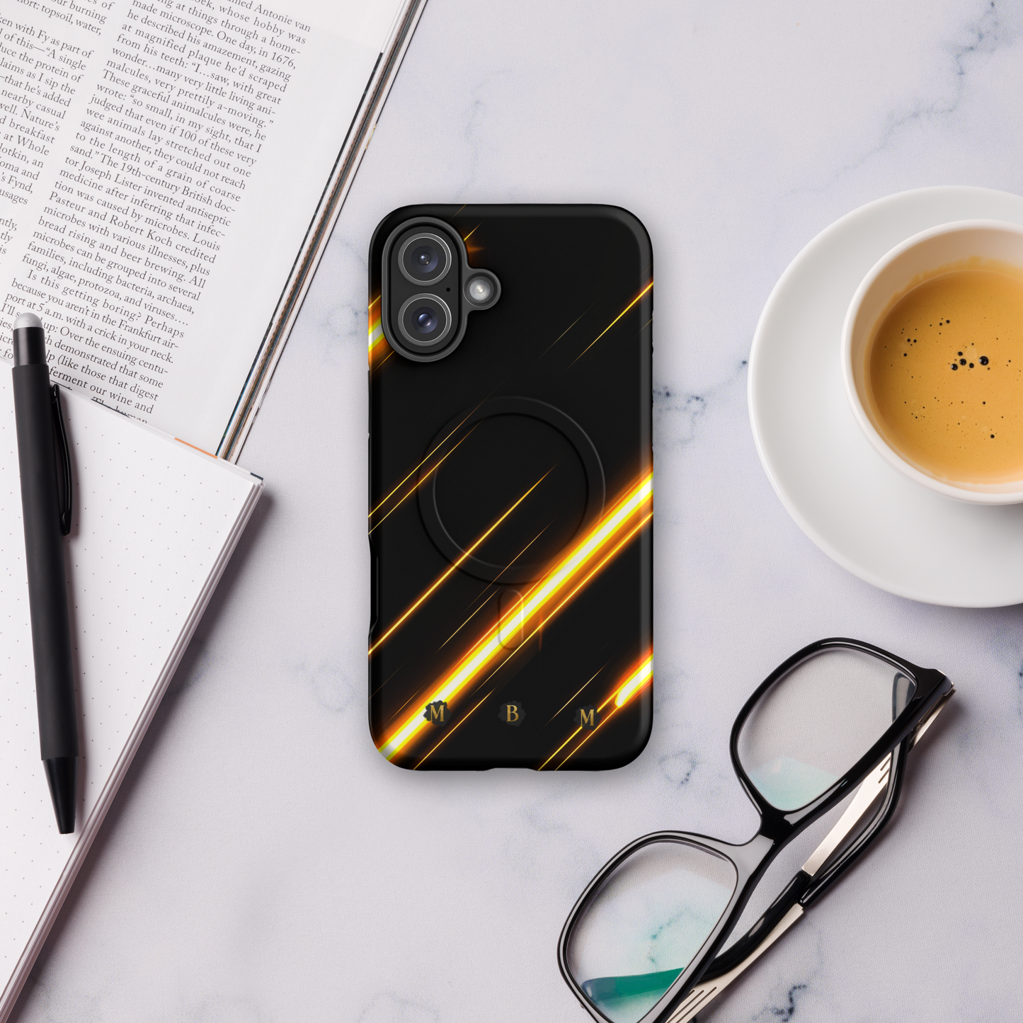 Golden Pulse MagSafe® iPhone Tough Case