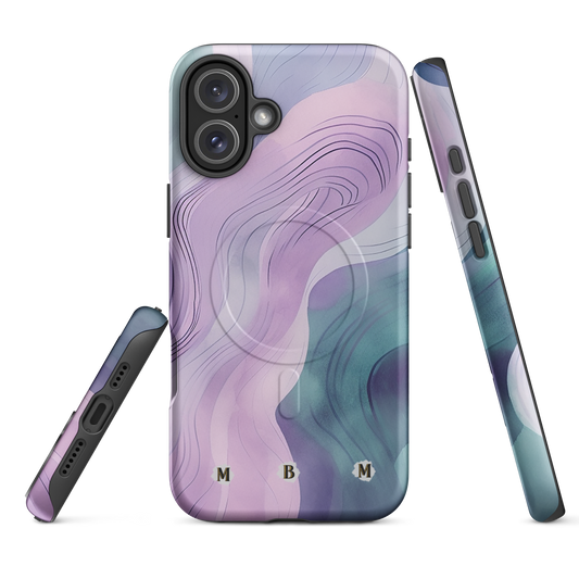 Pastel Wave MagSafe® iPhone Tough Case
