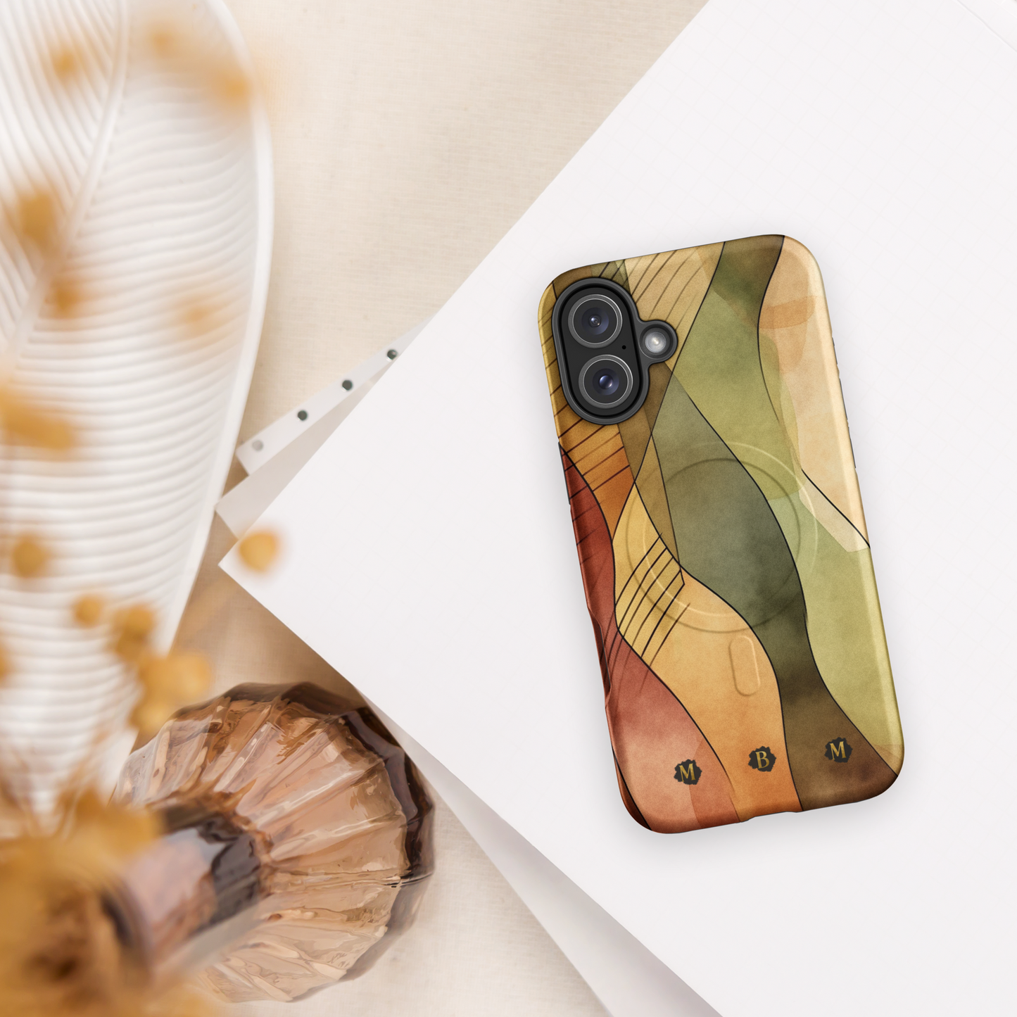 Retro Wave MagSafe® iPhone Tough Case