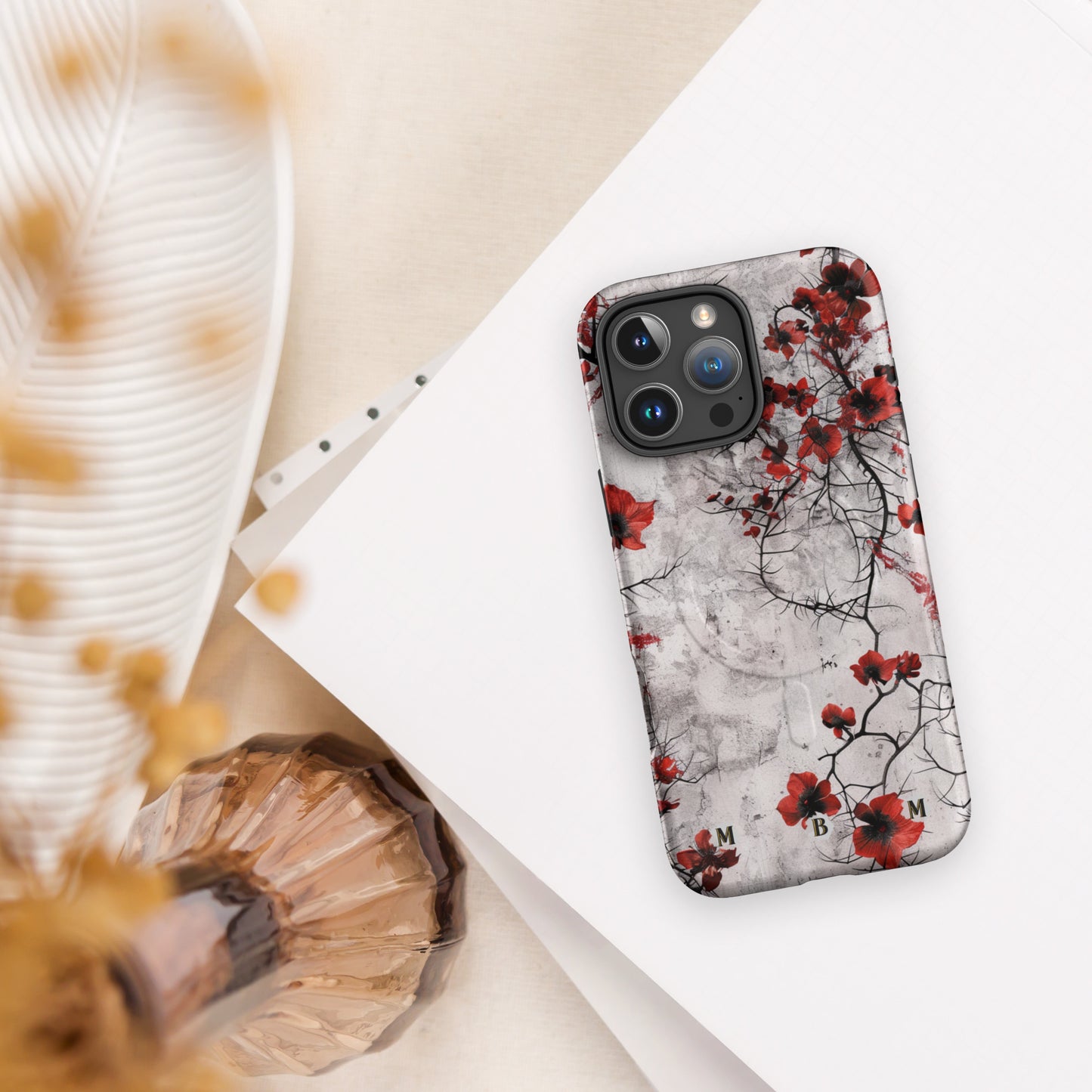 Vermilion Thorn MagSafe® iPhone Tough Case