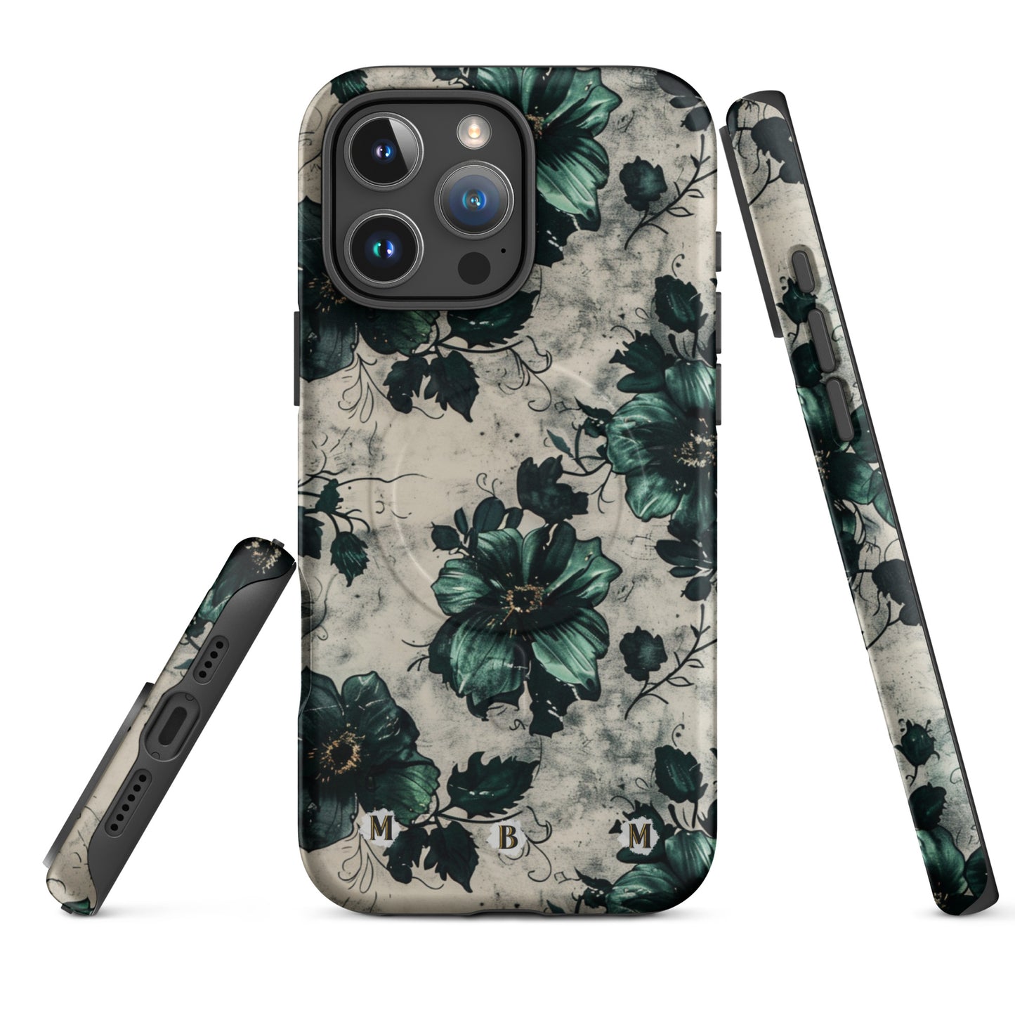 Malachite Thorn MagSafe® iPhone tough Case