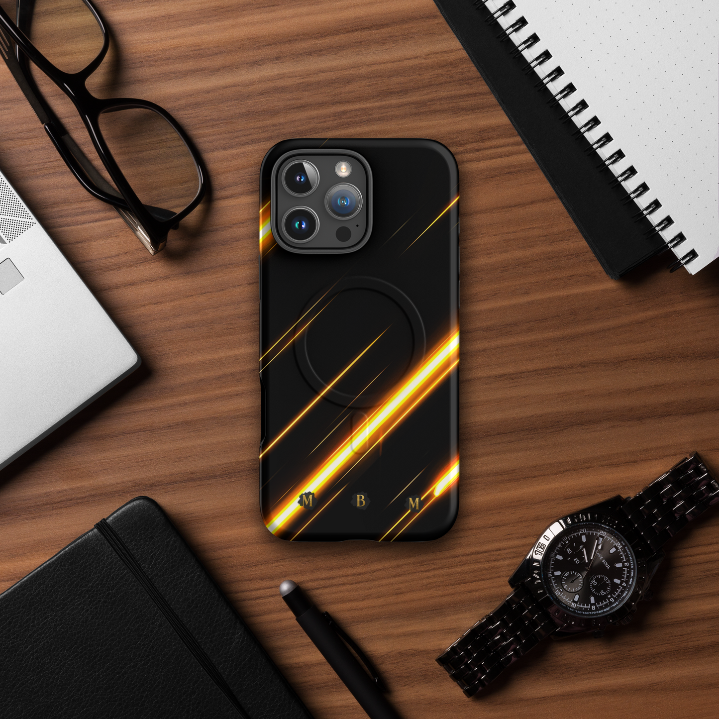 Golden Pulse MagSafe® iPhone Tough Case