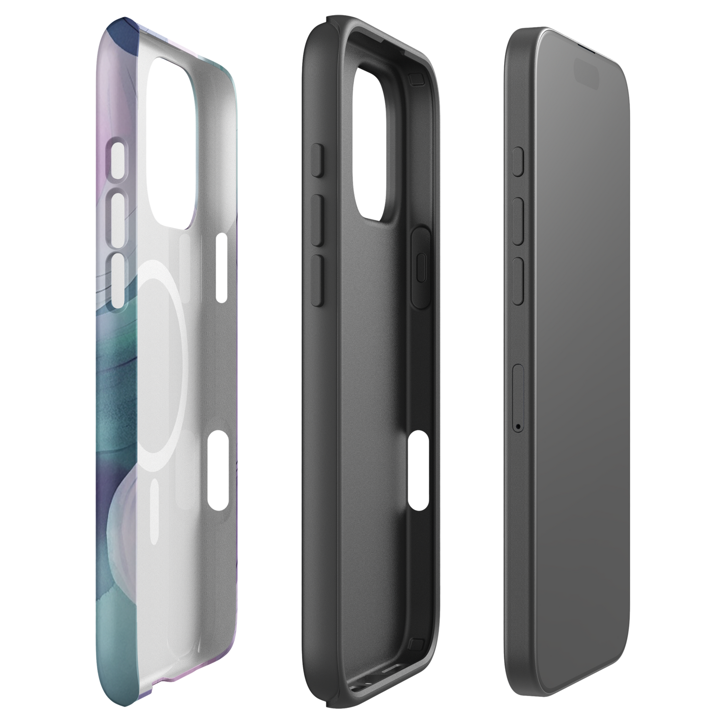 Pastel Wave MagSafe® iPhone Tough Case