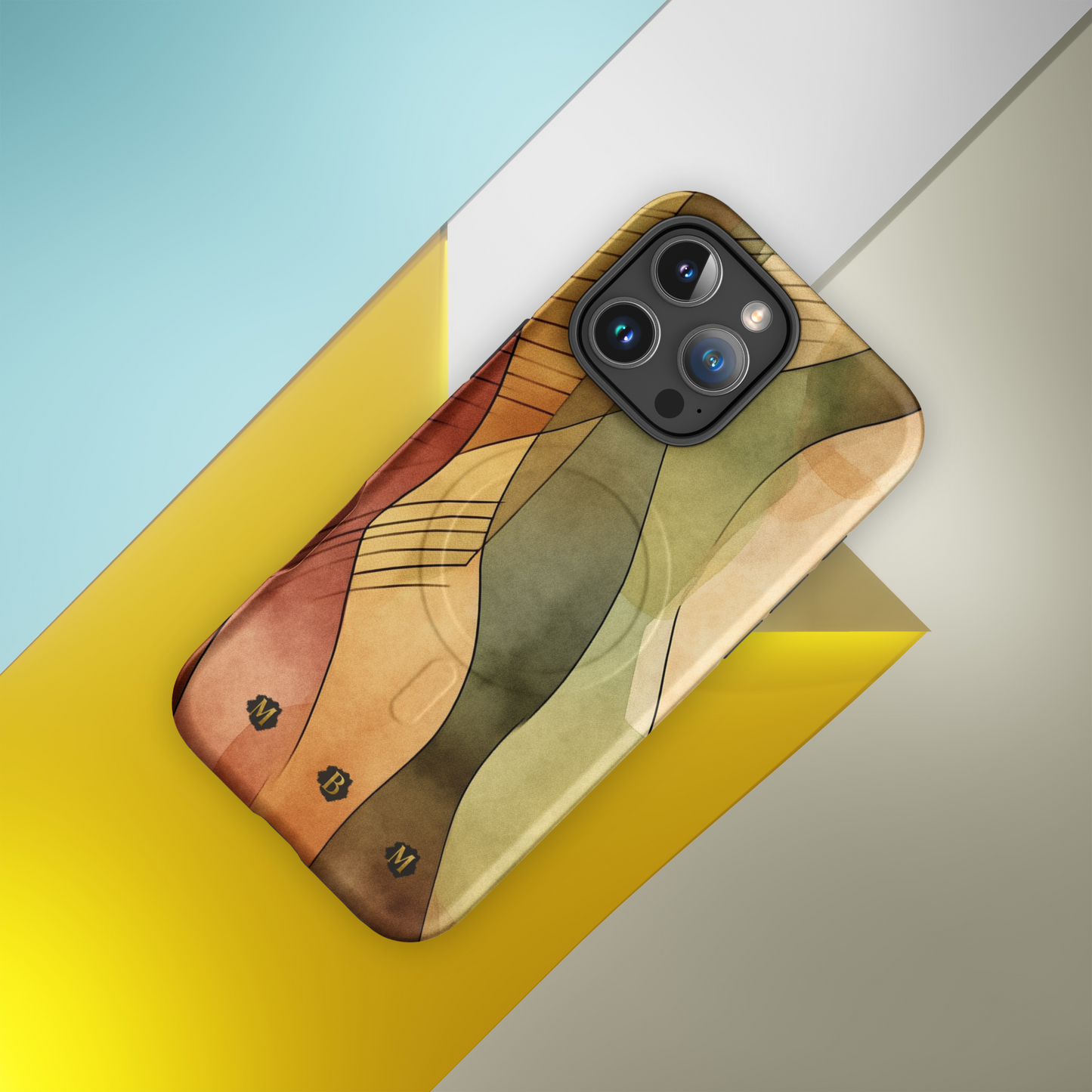 Retro Wave MagSafe® iPhone Tough Case