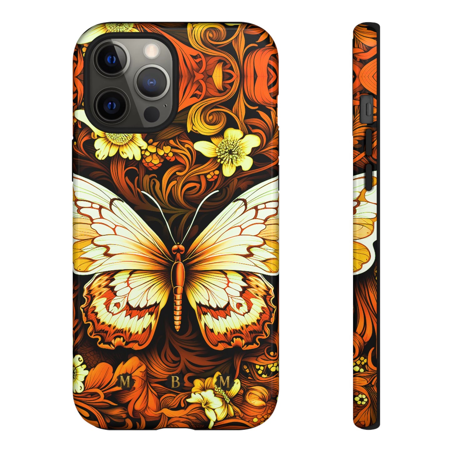 Vintage Orange iPhone Tough Case