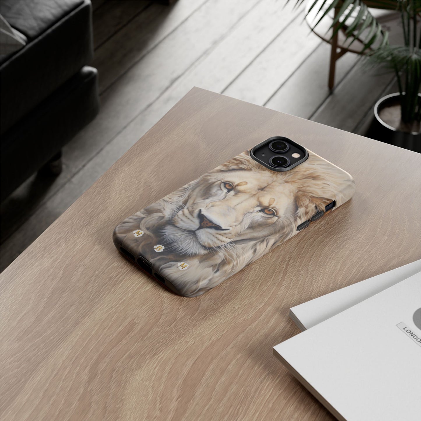 White Lion iPhone Tough Case