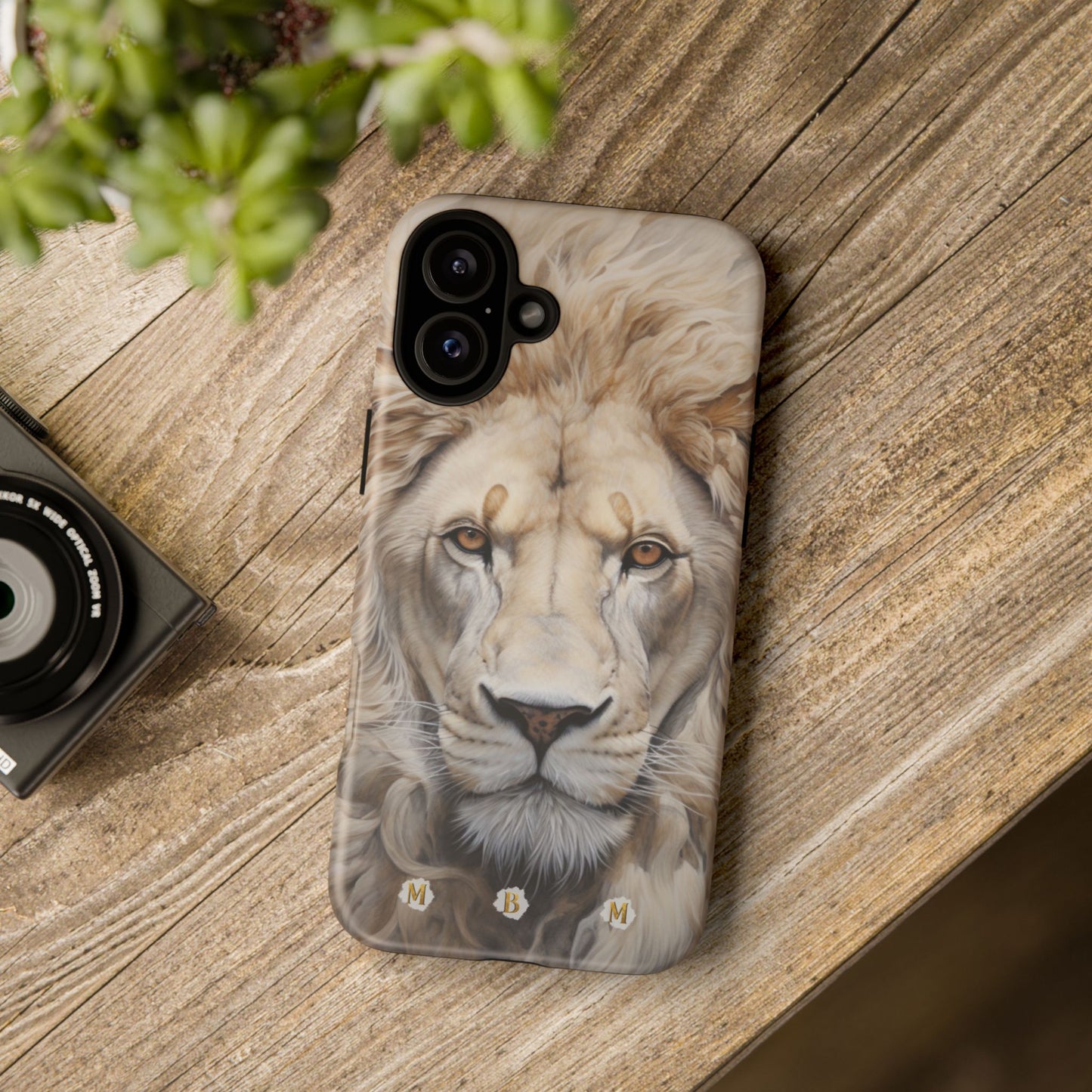 White Lion iPhone Tough Case