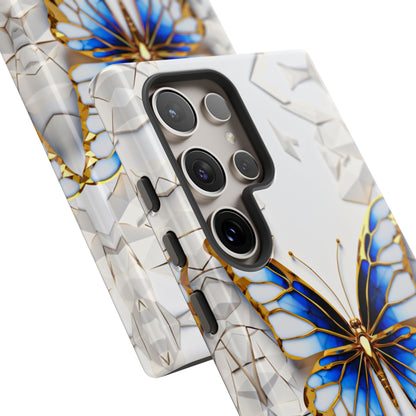 Sapphire Butterfly Samsung Galaxy S Tough Case