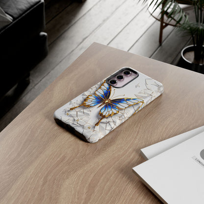 Sapphire Butterfly Samsung Galaxy S Tough Case