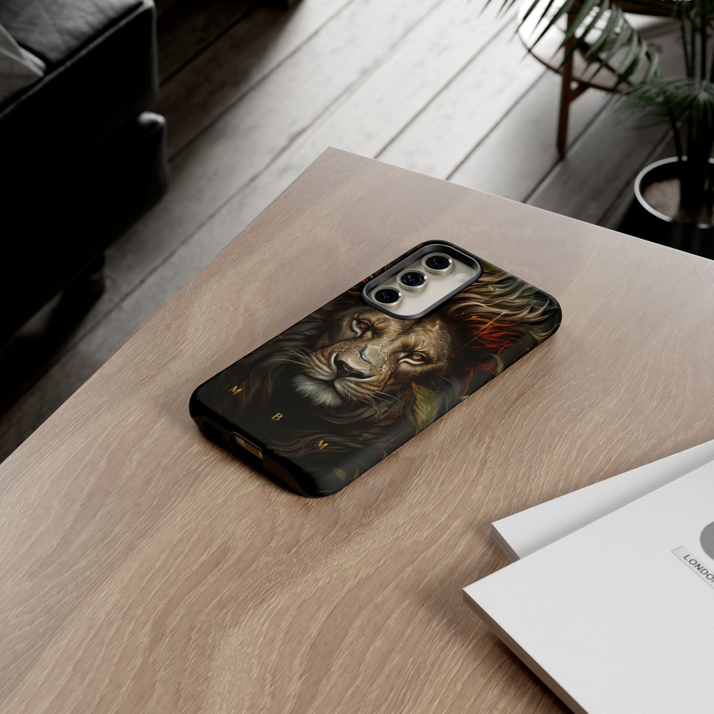Dark Lion Samsung Galaxy S Tough Case