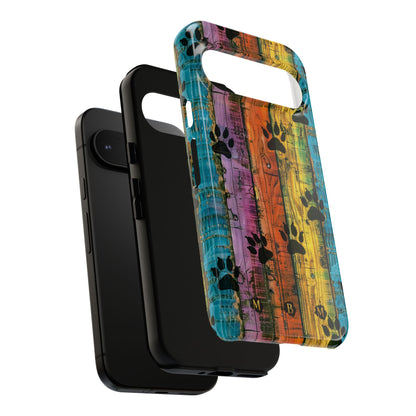 Rainbow Paws Google Pixel Tough Case