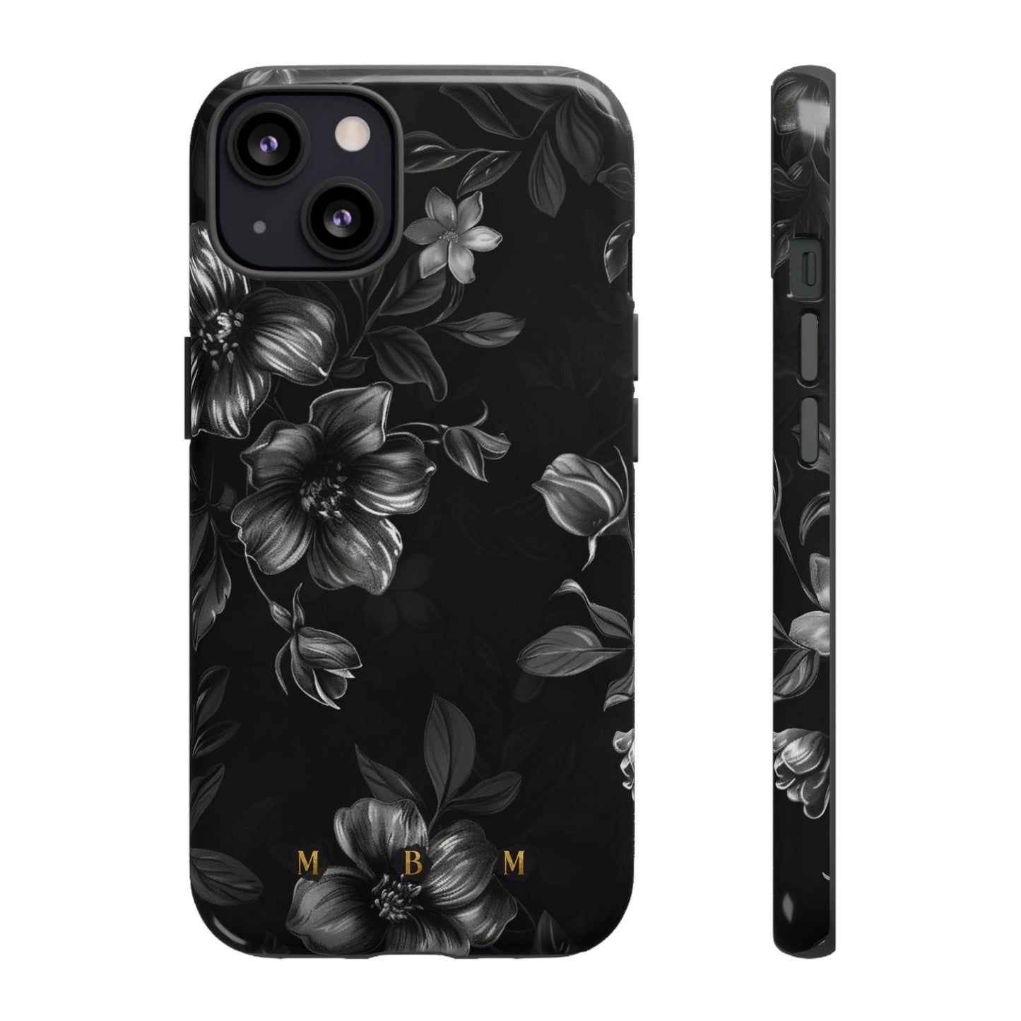 Midnight Flora iPhone Tough Case