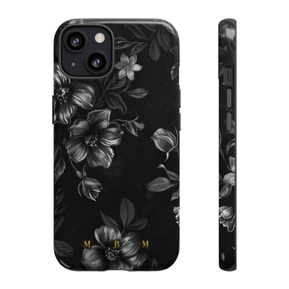 Midnight Flora iPhone Tough Case