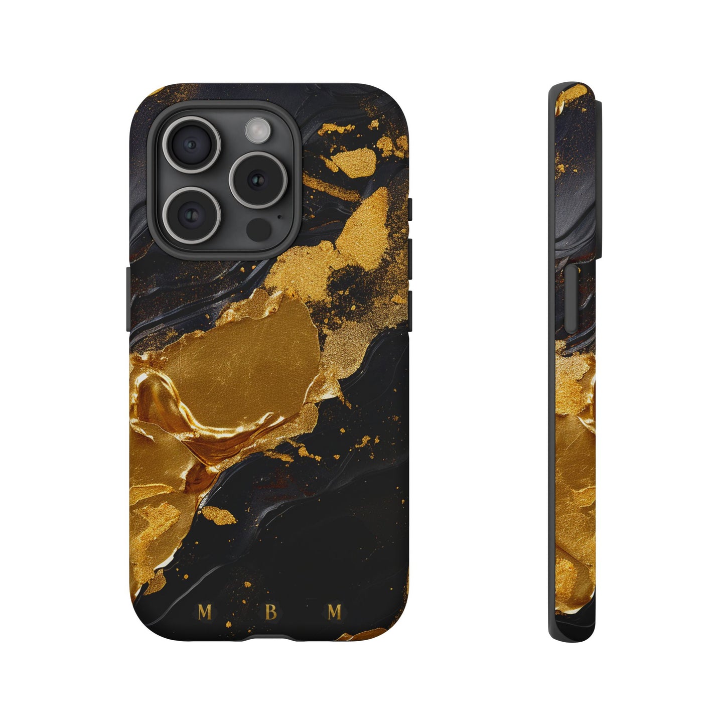 Black Gold iPhone Tough Case