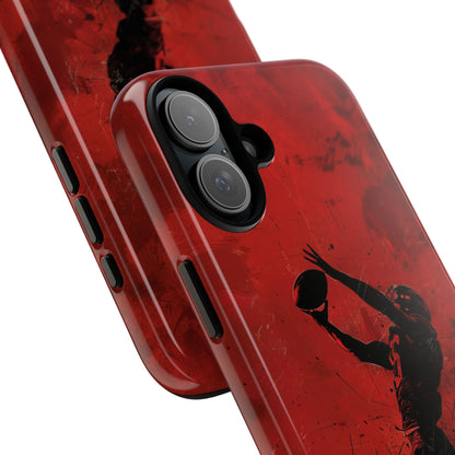 Red 1st & 10 iPhone Tough Case