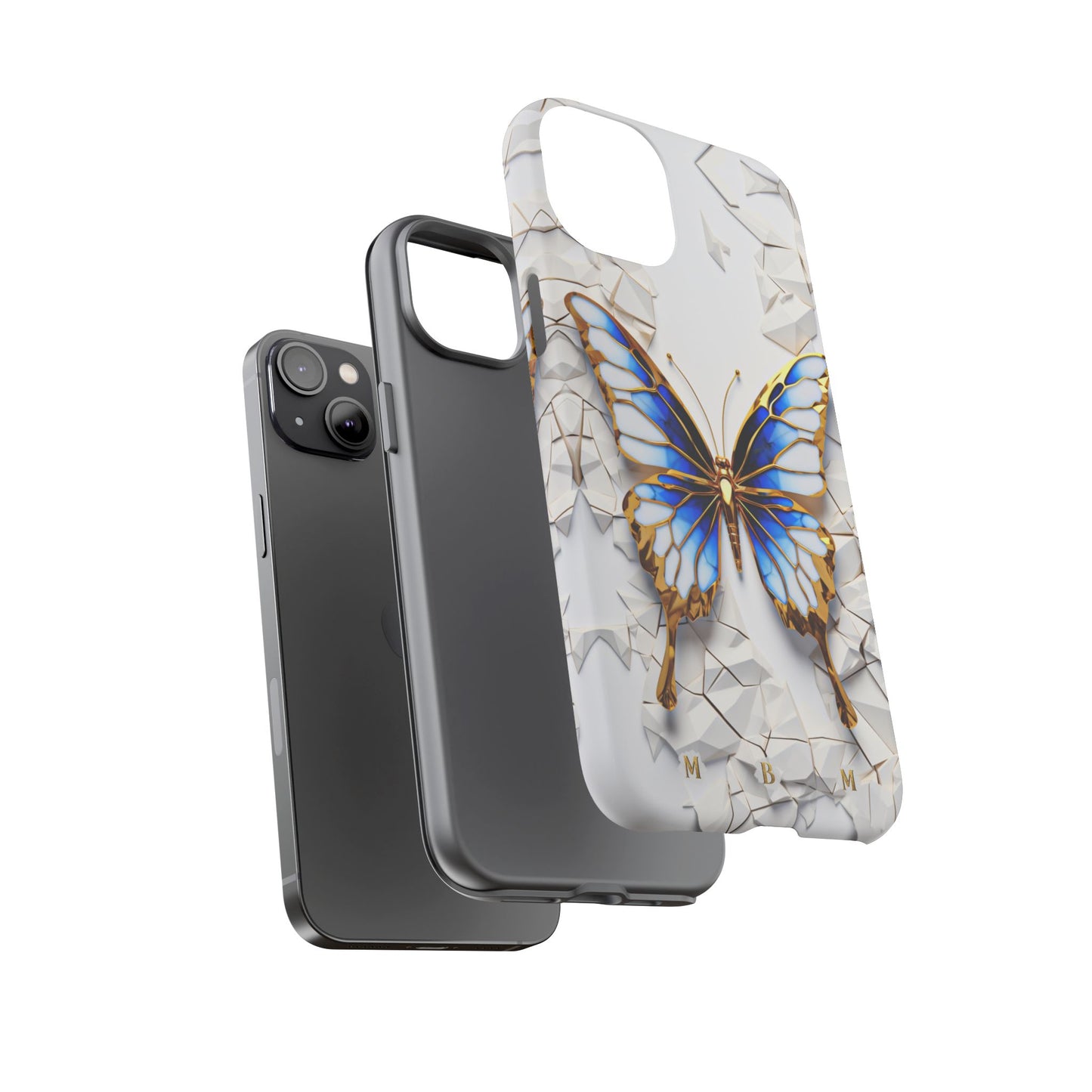 Sapphire Butterfly iPhone Tough Case
