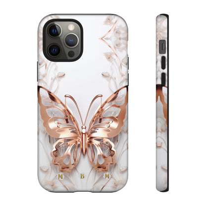 Rose Gold Butterfly iPhone Case