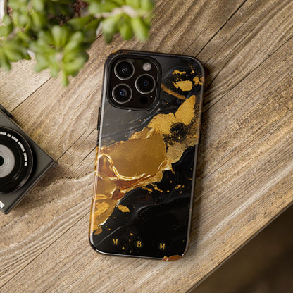 Black Gold iPhone Tough Case