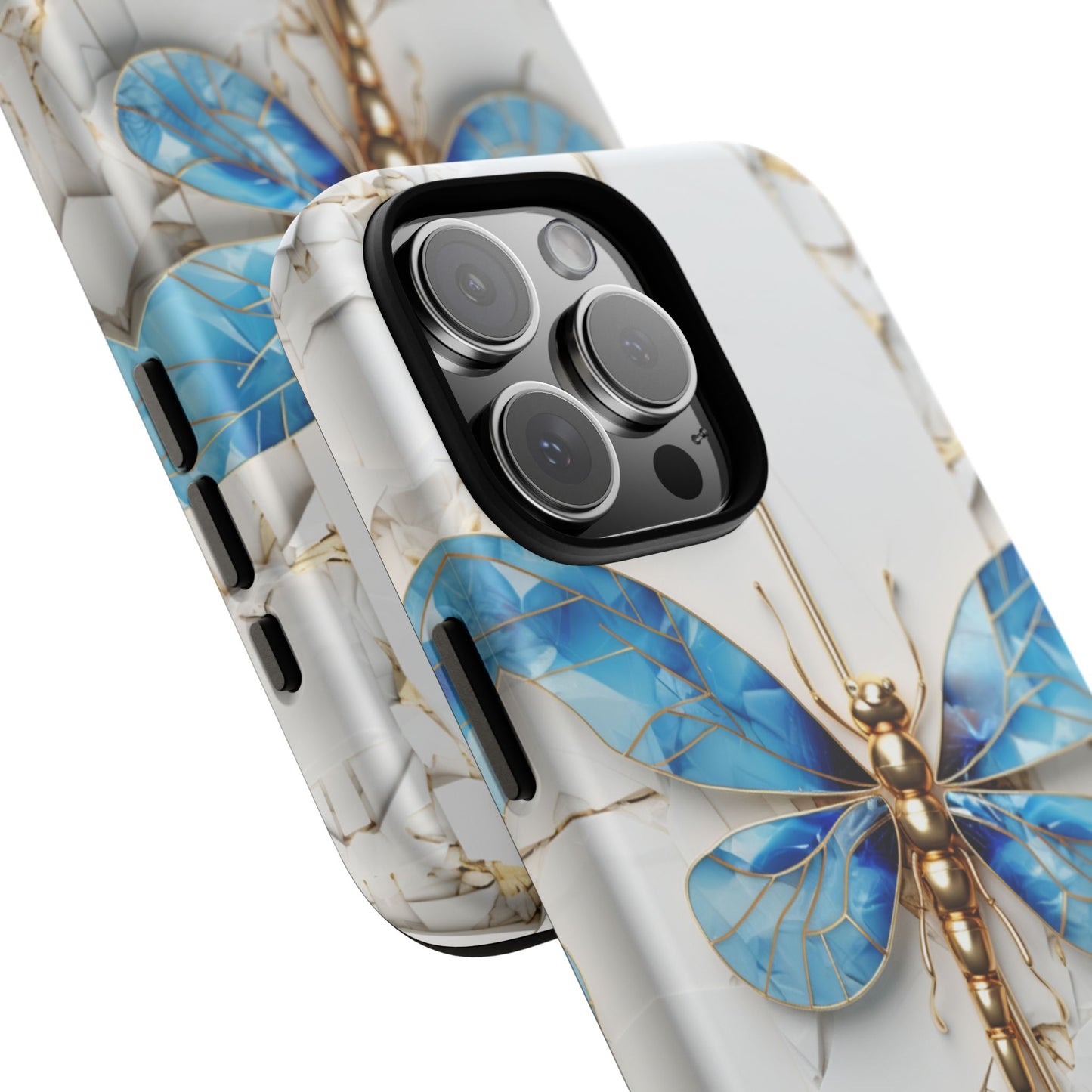 Dragonfly Blue iPhone Tough Case