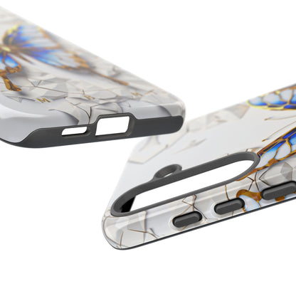 Sapphire Butterfly Samsung Galaxy S Tough Case