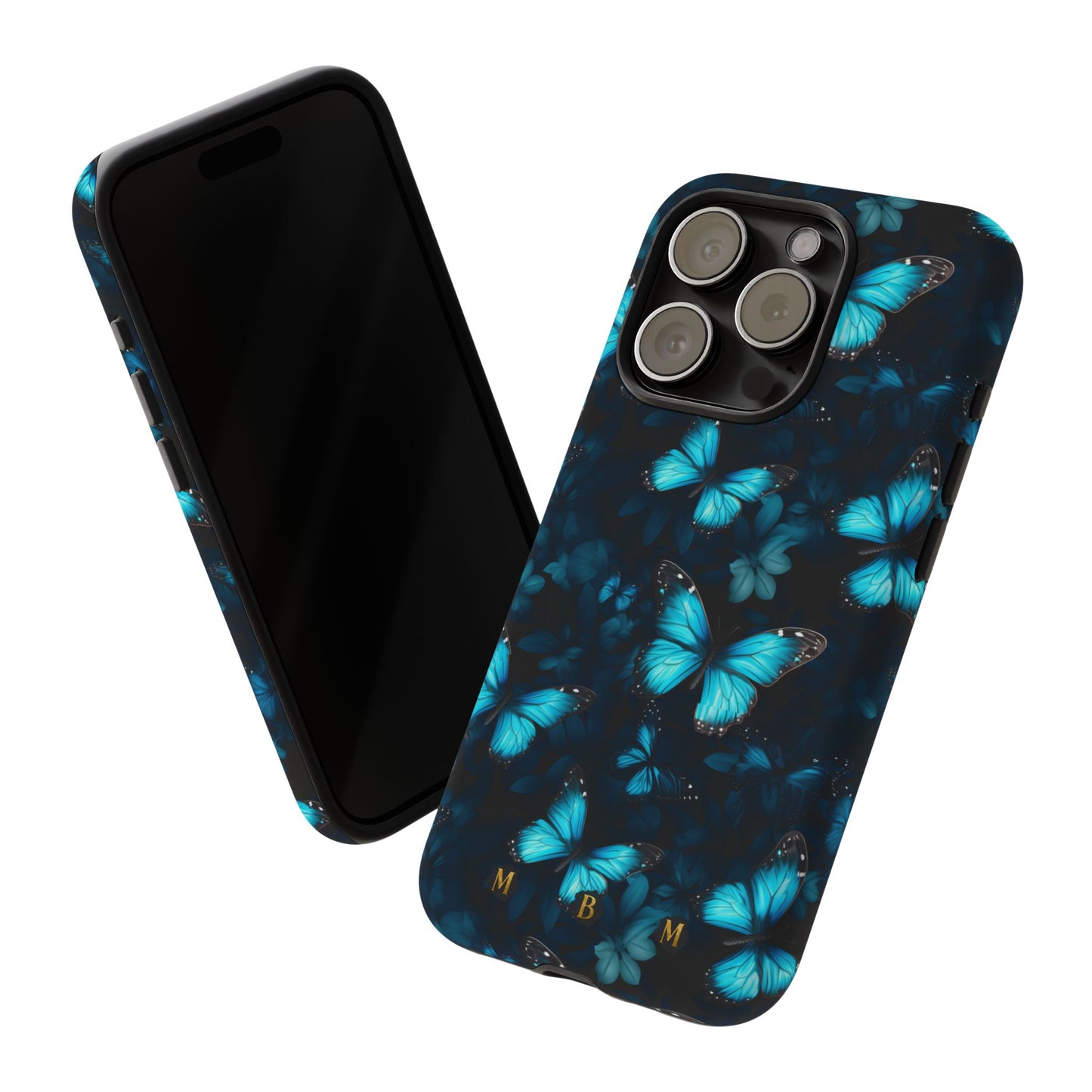 Blue Butterflies iPhone Tough Case