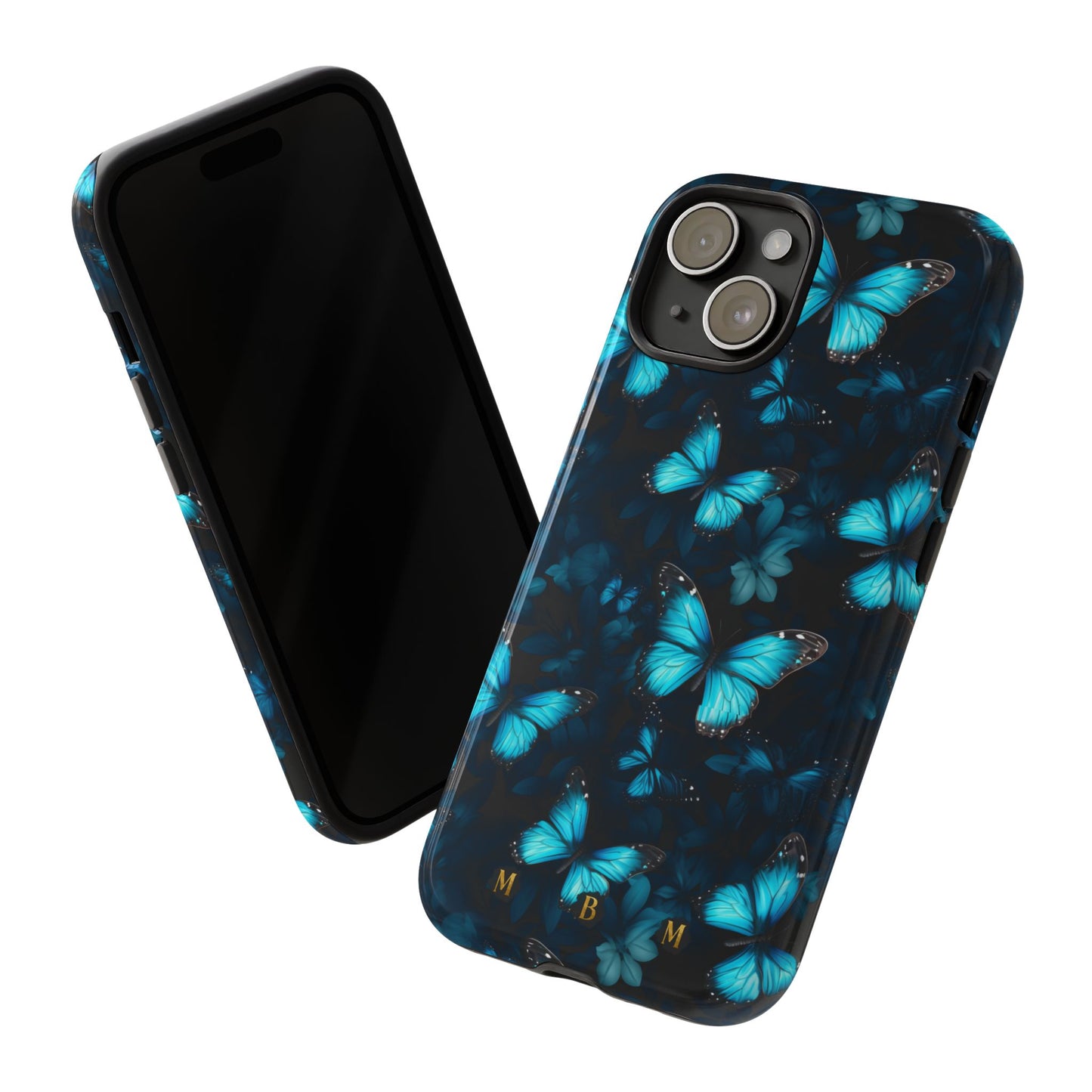 Blue Butterflies iPhone Tough Case