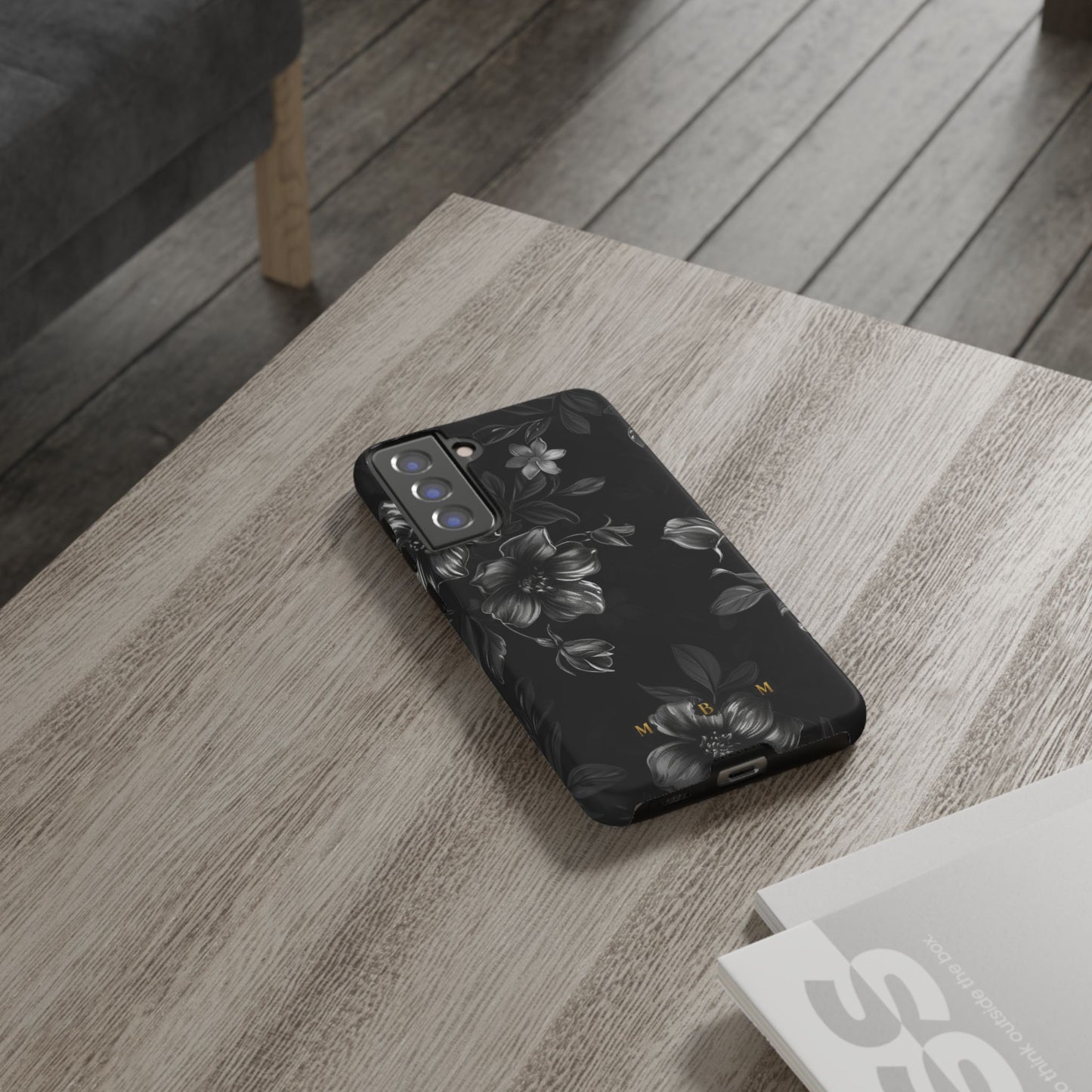 Midnight Flora Samsung Galaxy S Tough Case