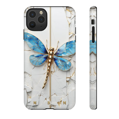 Dragonfly Blue iPhone Tough Case