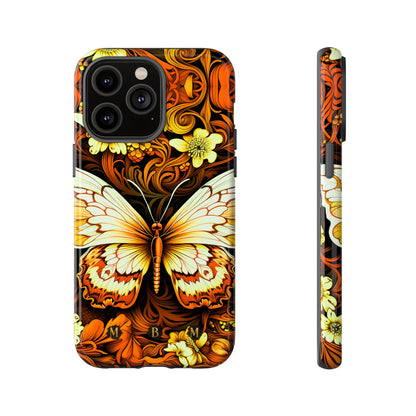 Vintage Orange iPhone Tough Case