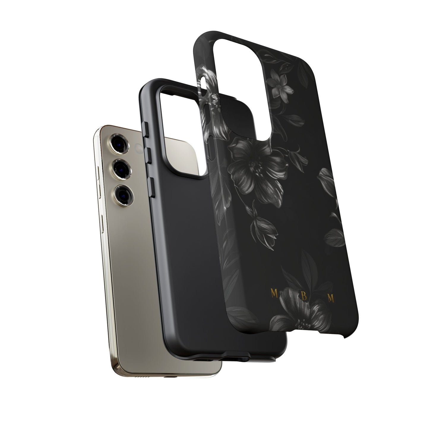 Midnight Flora Samsung Galaxy S Tough Case