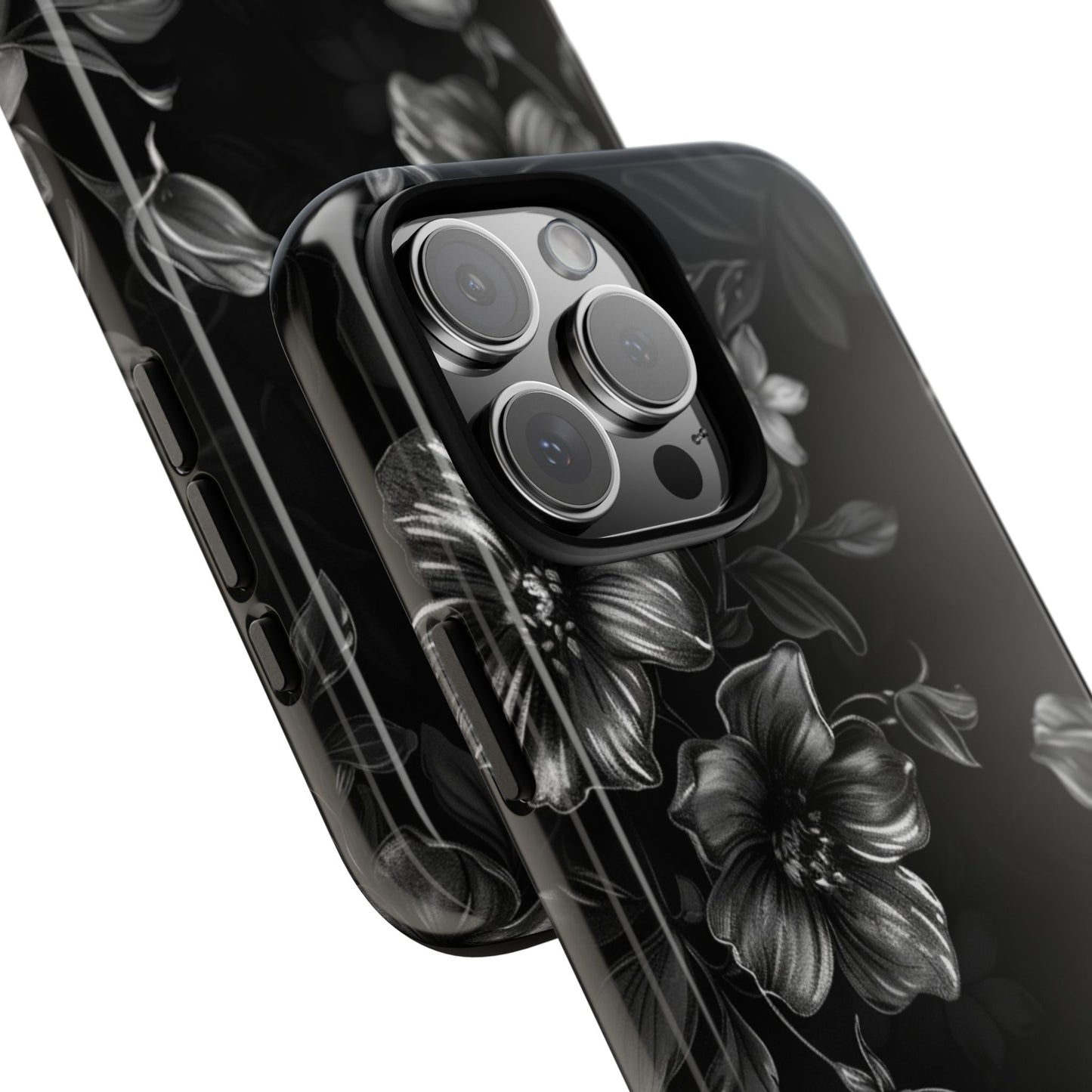 Midnight Flora iPhone Tough Case