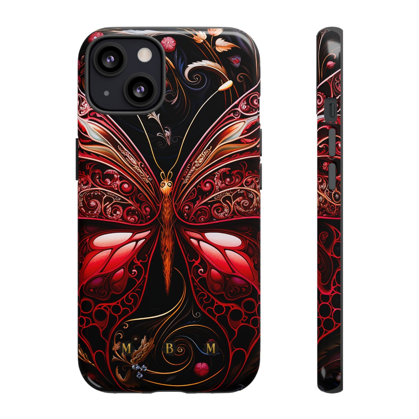 Red Butterfly iPhone Tough Case