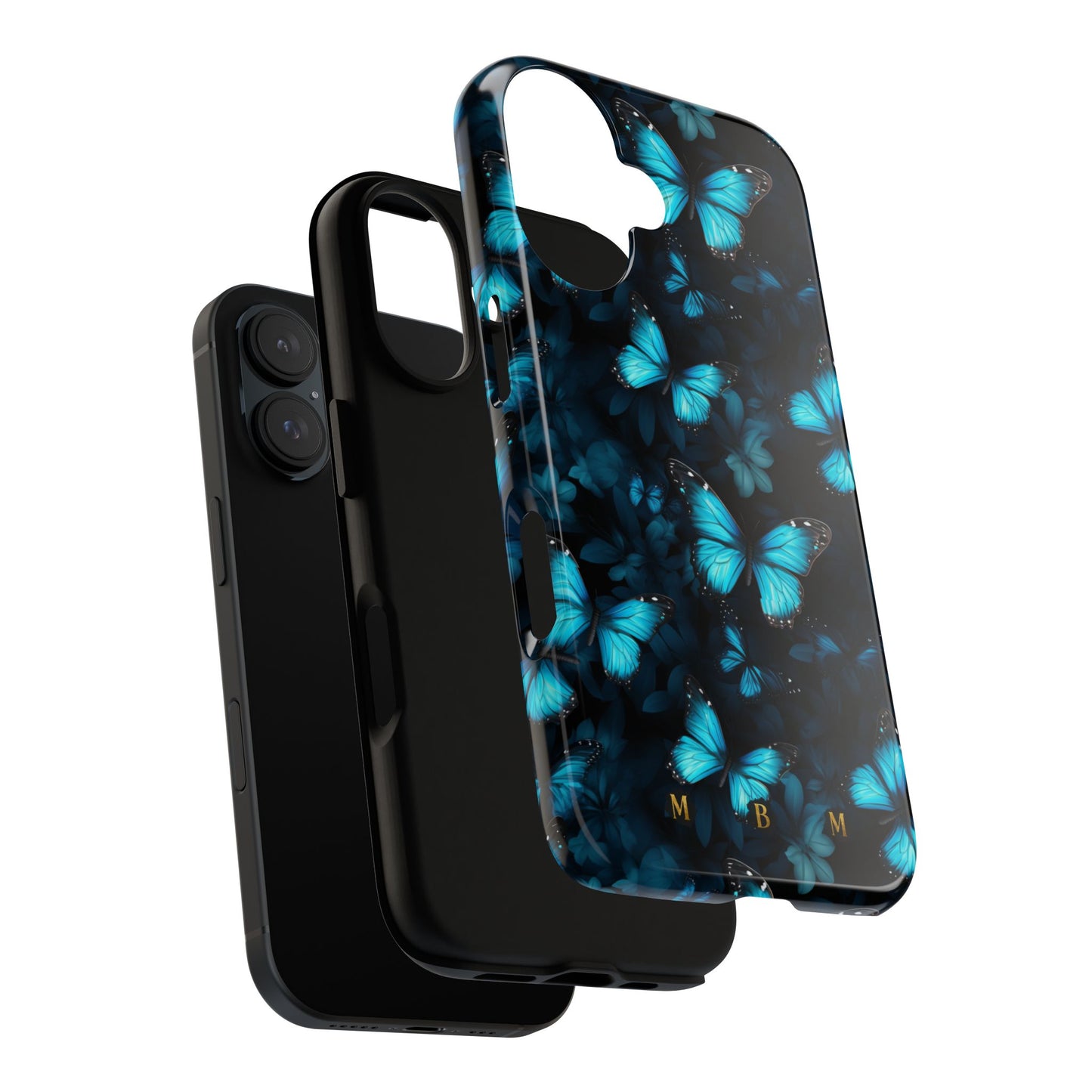 Blue Butterflies iPhone Tough Case