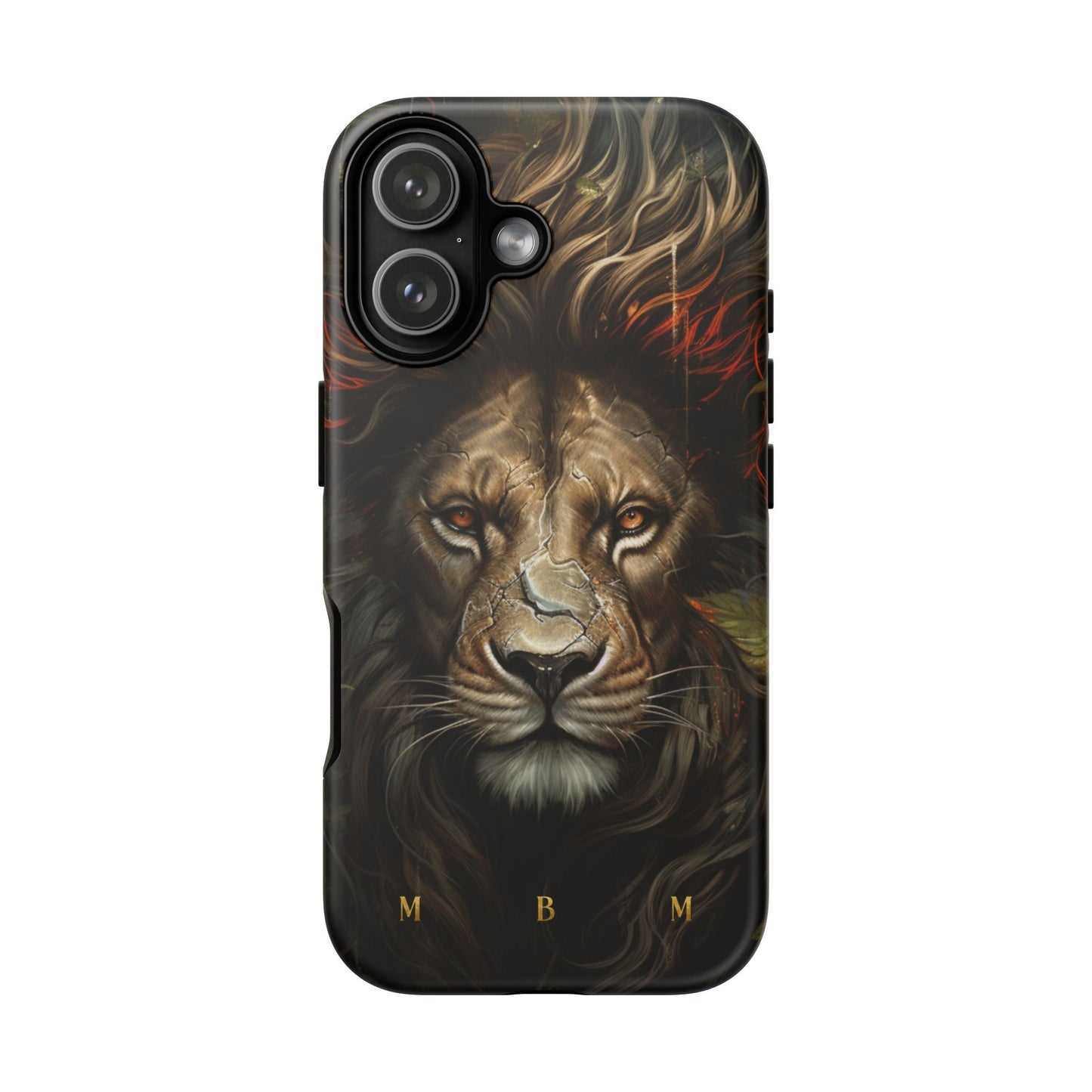 Dark Lion iPhone Tough Case
