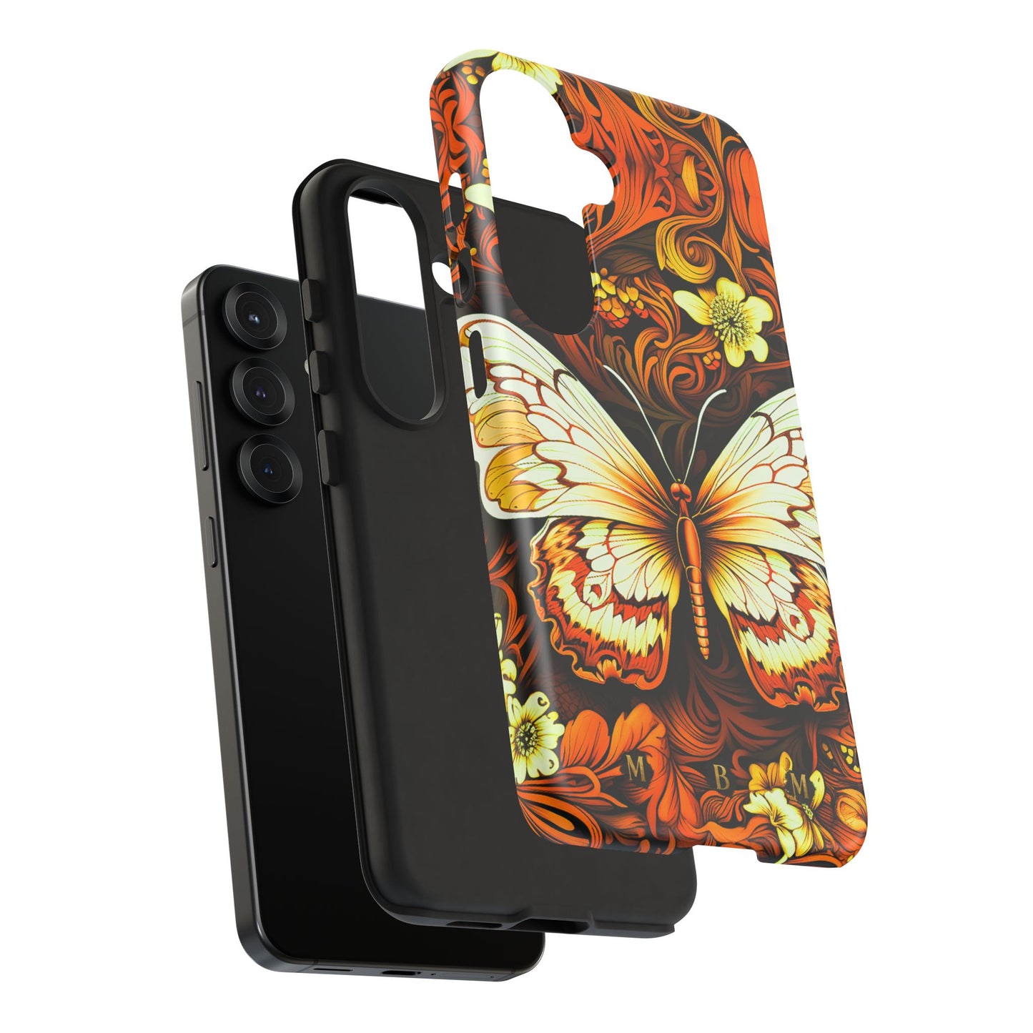 Vintage Orange Samsung Galaxy S Tough Case