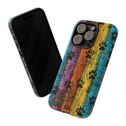 Rainbow Paws iPhone Case