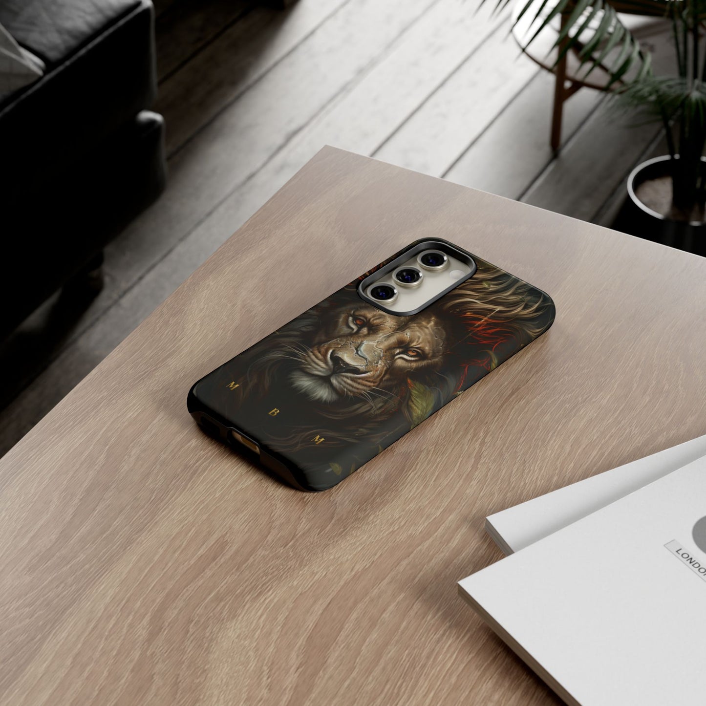 Dark Lion Samsung Galaxy S Tough Case