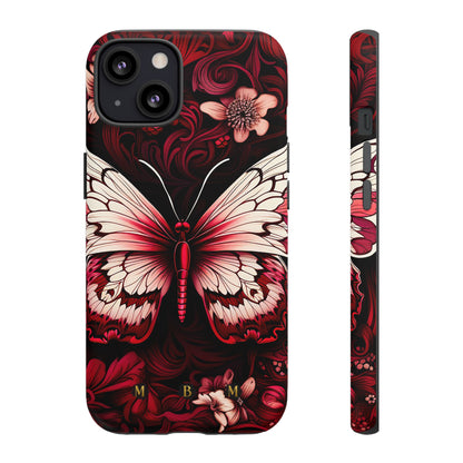 Vintage Butterfly iPhone Tough Case