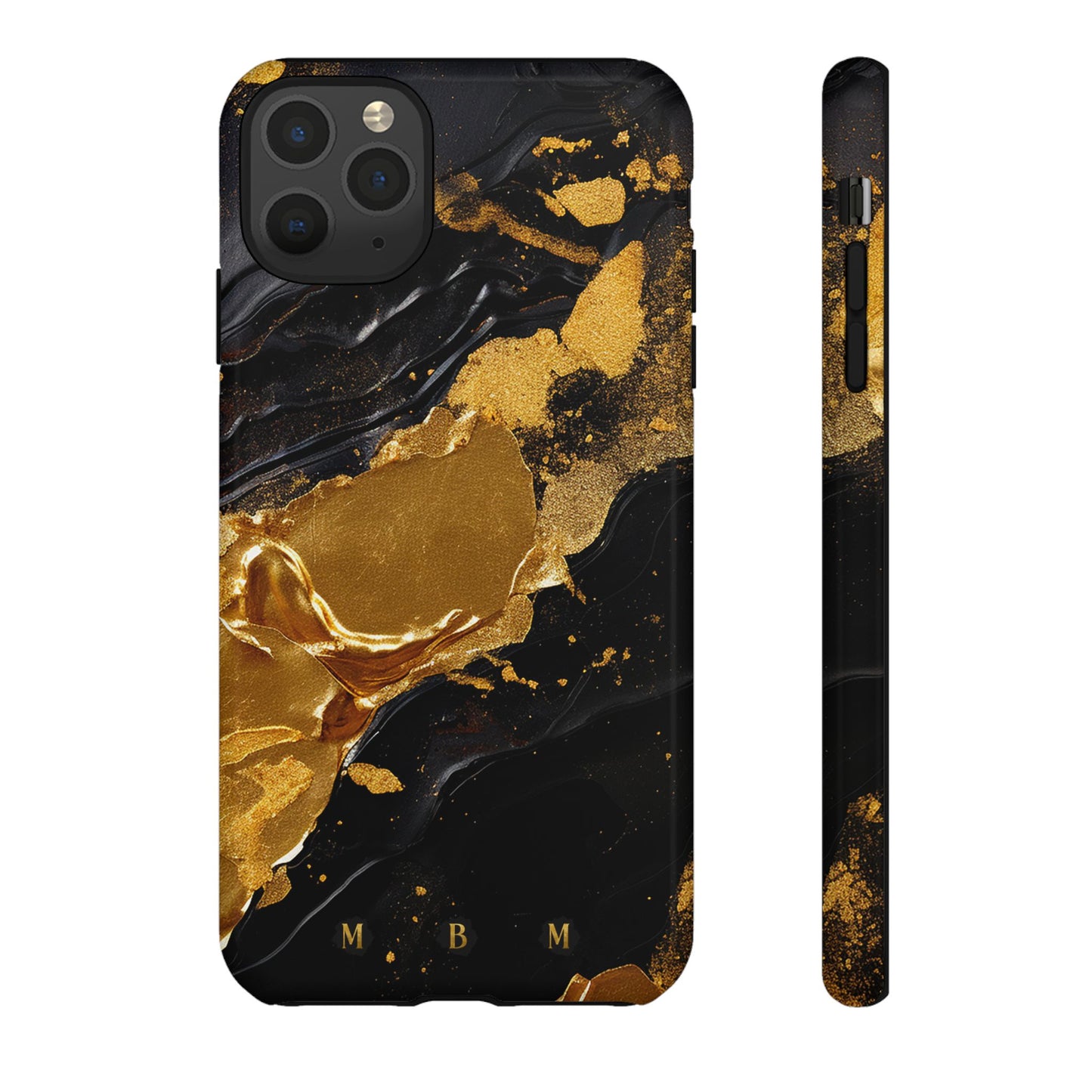 Black Gold iPhone Tough Case