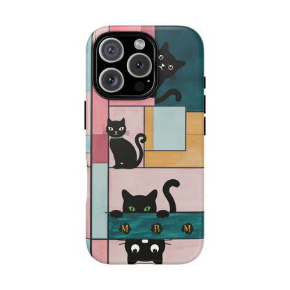 Block Cats iPhone Tough Case