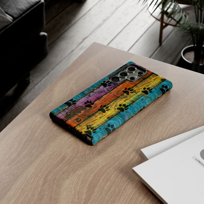 Rainbow Paws Samsung Galaxy S Tough Case