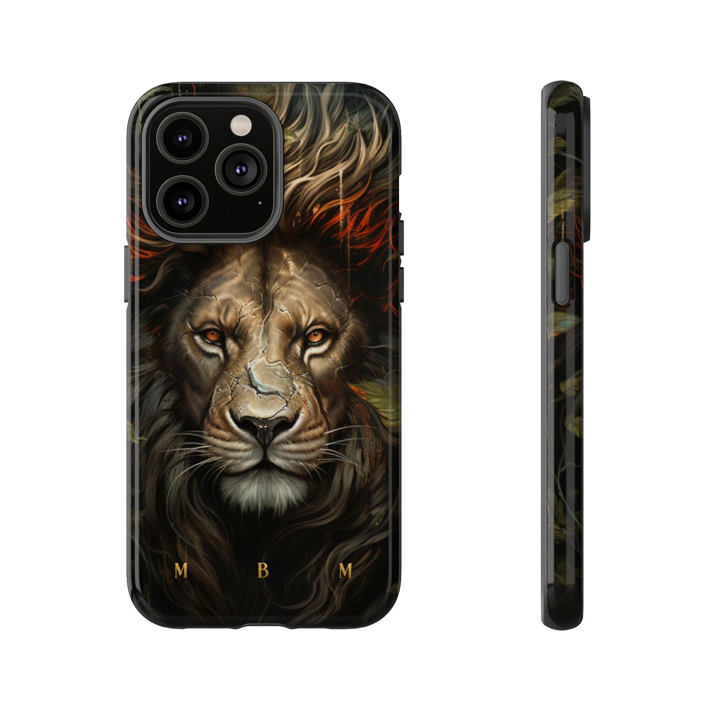 Dark Lion iPhone Tough Case